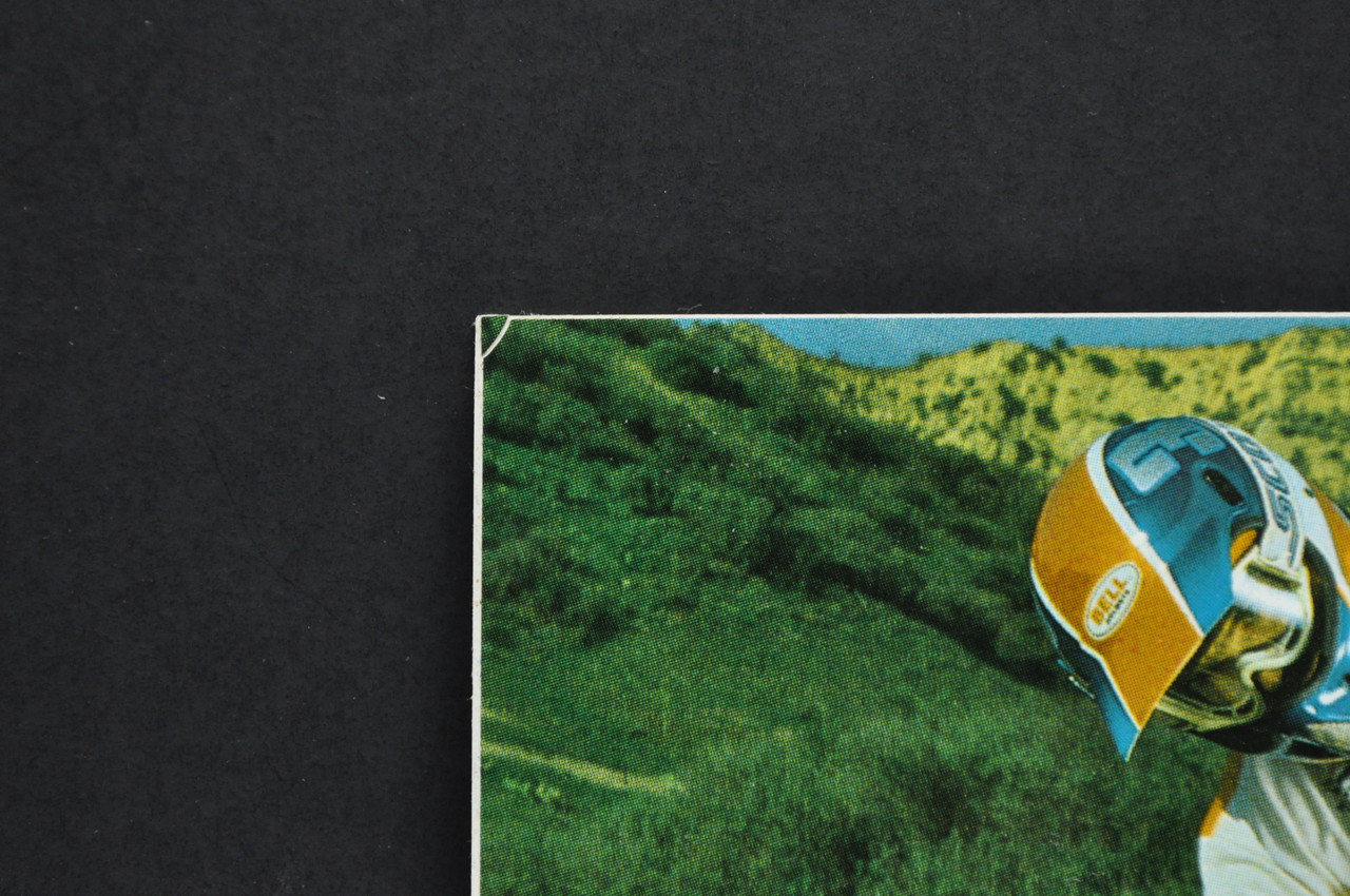 Vintage Honda Racing George Holland Motorcycle Sticker Postcard CR125 R CR250 R