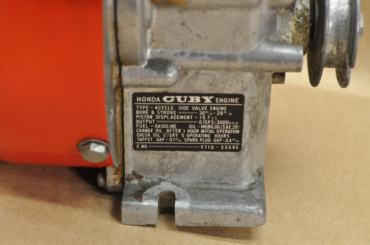 Vintage Honda Cuby T10 Engine Motor Motorcycle Dealer Memorabilia #33085