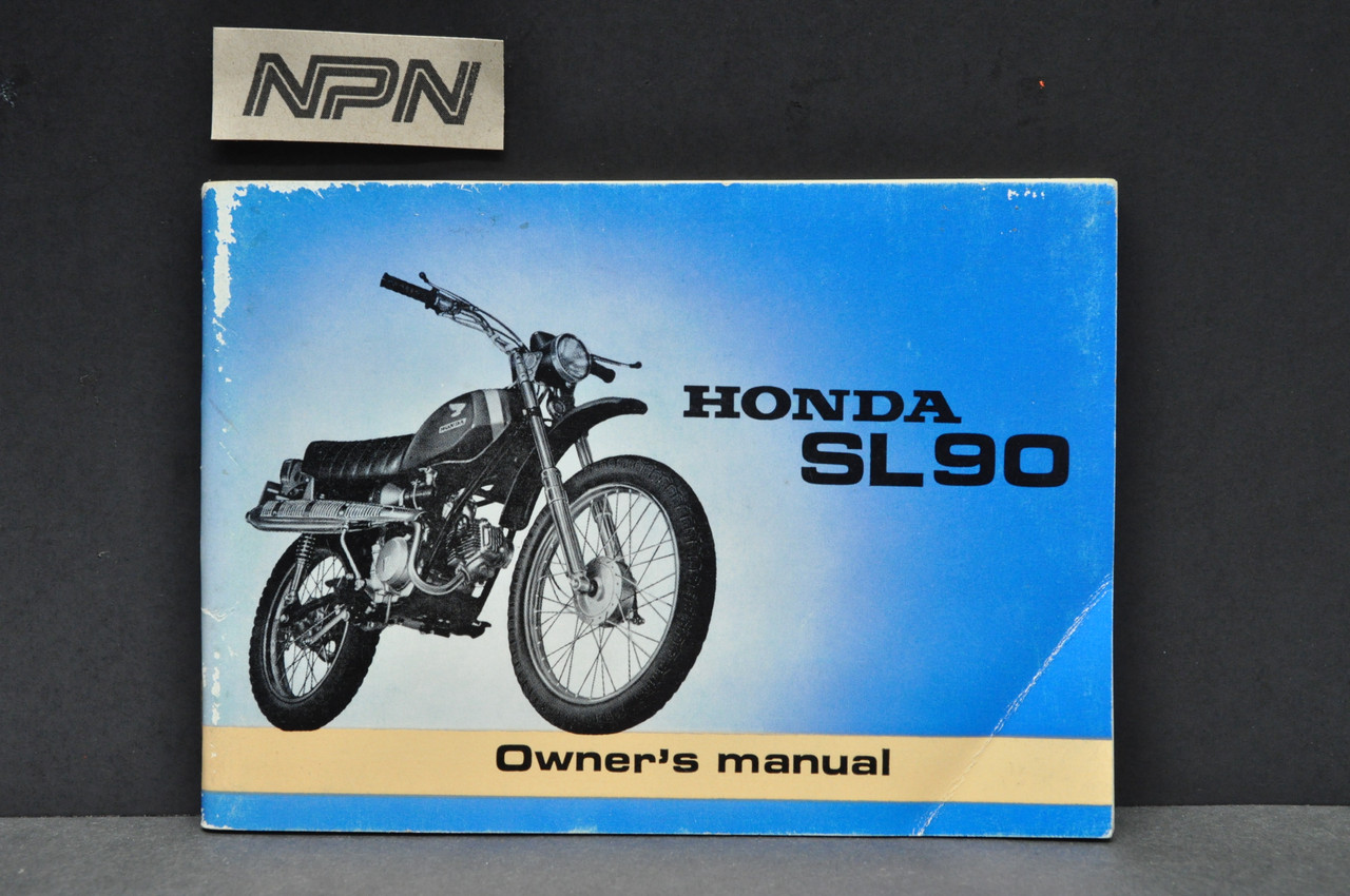 Vintage 1969 Honda SL90 Motorcycle Owners Manual OEM Original Japan