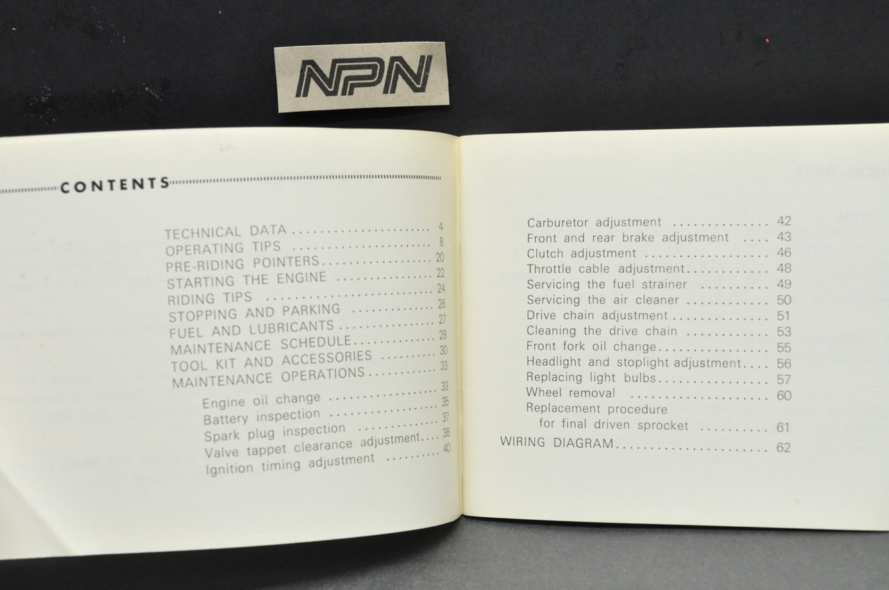 Vintage 1969 Honda SL90 Motorcycle Owners Manual OEM Original Japan