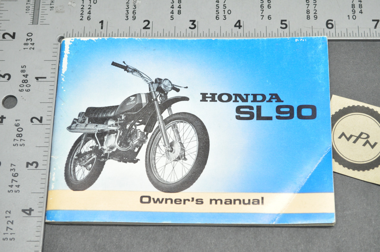 Vintage 1969 Honda SL90 Motorcycle Owners Manual OEM Original Japan
