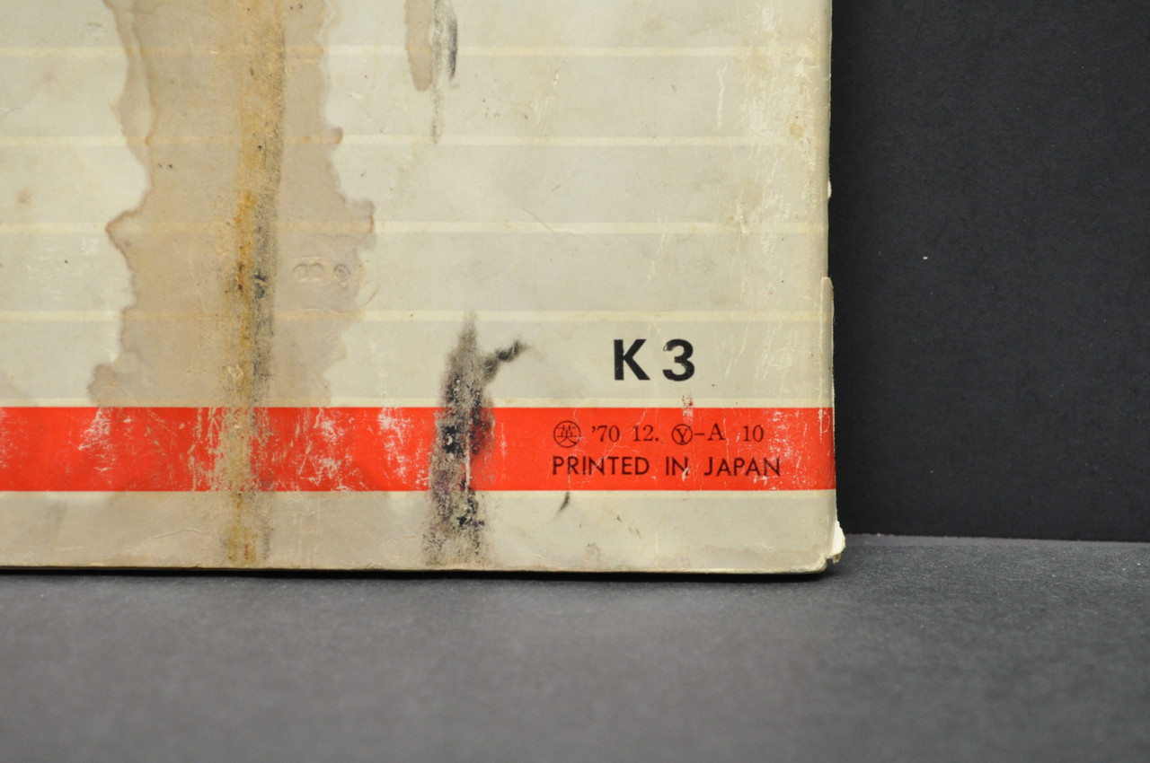 Vintage 1971 Honda CB350 K3 Motorcycle Owners Manual OEM Original Japan READ