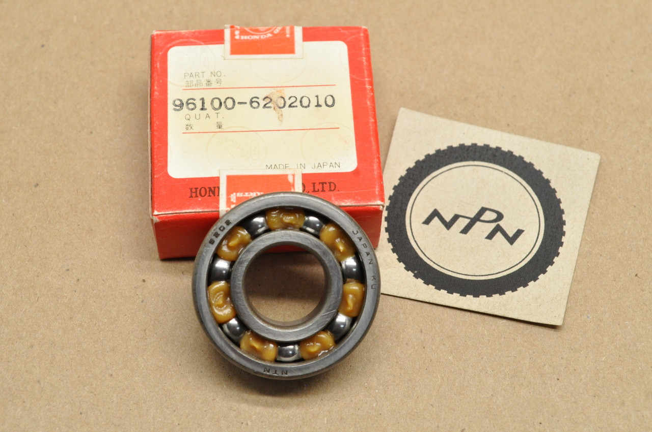 NOS Honda ATC70 CBR1000 CBR600 NT650 VFR700 VT600 Ball Bearing 96100-62020-10