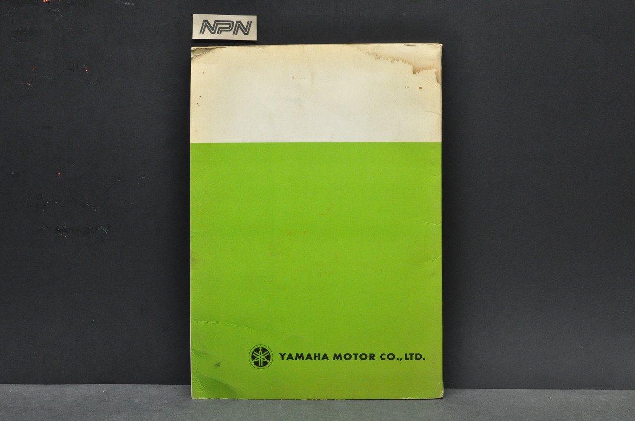 Vintage 1964 Yamaha YG1 YG1K Motorcycle Owners Service Shop Manual
