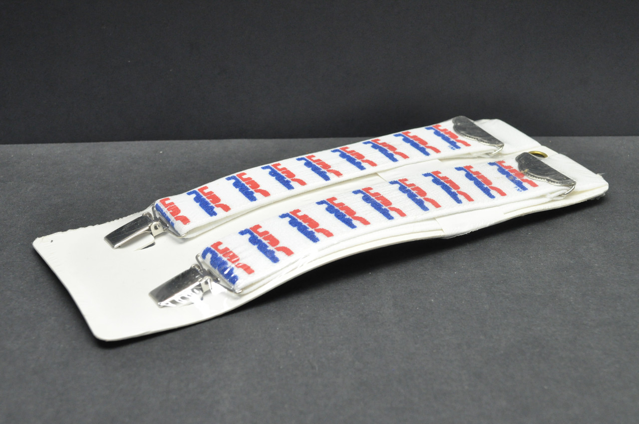 VTG NOS Honda Racing Company HRC Logo Motorcycle Suspenders Sealed Made in USA