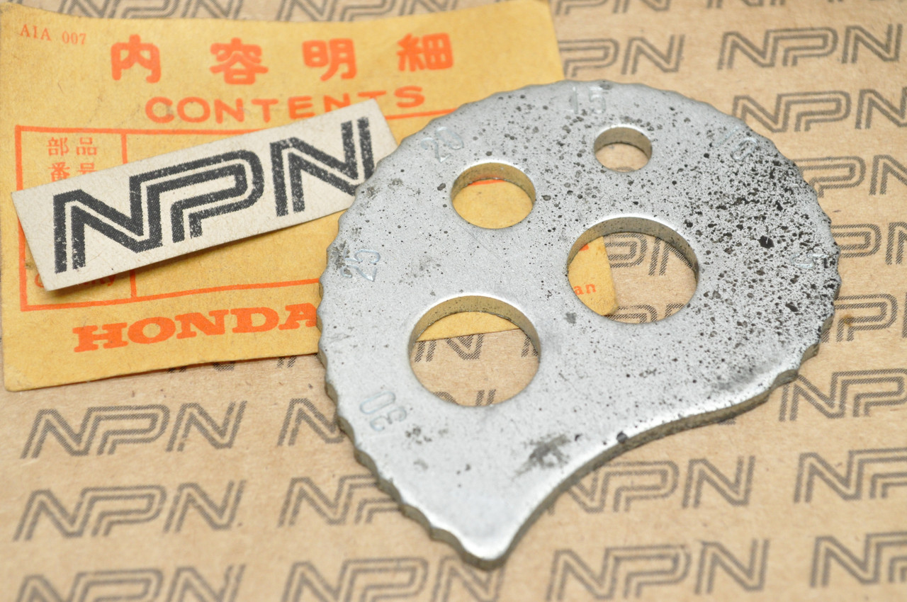 NOS Honda TL125 K0-K2 1976 TL125S Left Drive Chain Adjuster 40544-355-000