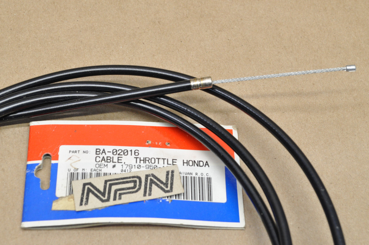 NOS Honda 1977-84 FL250 Odyssey Parts Unlimited Throttle Cable 17910-950-010