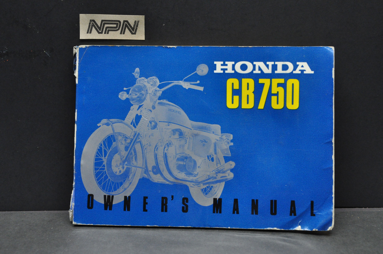 Vintage 1970-1971 Honda CB750 K1 Motorcycle Owners Manual OEM
