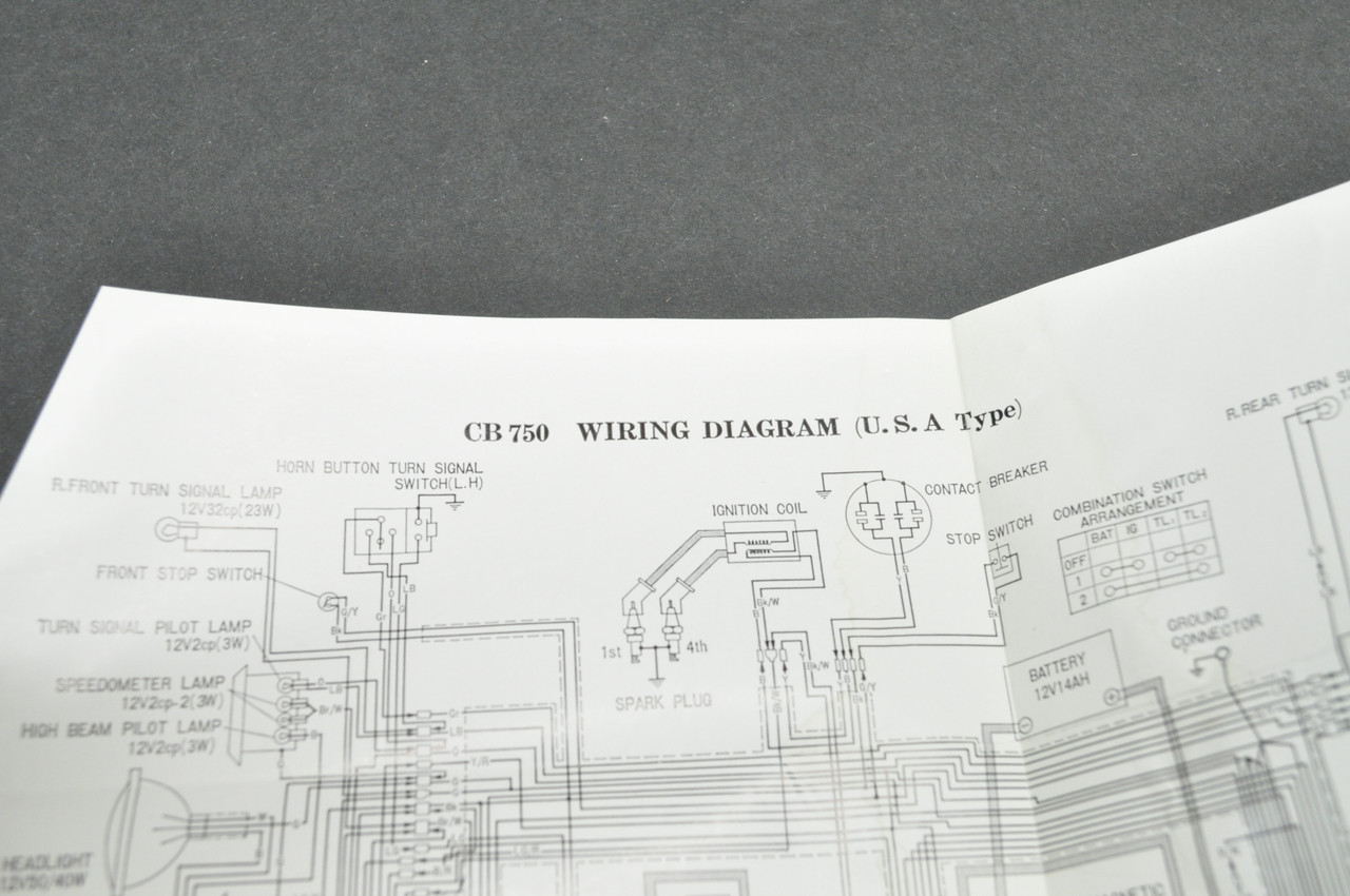 Vintage 1970-1971 Honda CB750 K1 Motorcycle Owners Manual OEM