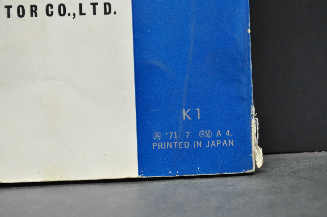Vintage 1970-1971 Honda CB750 K1 Motorcycle Owners Manual OEM