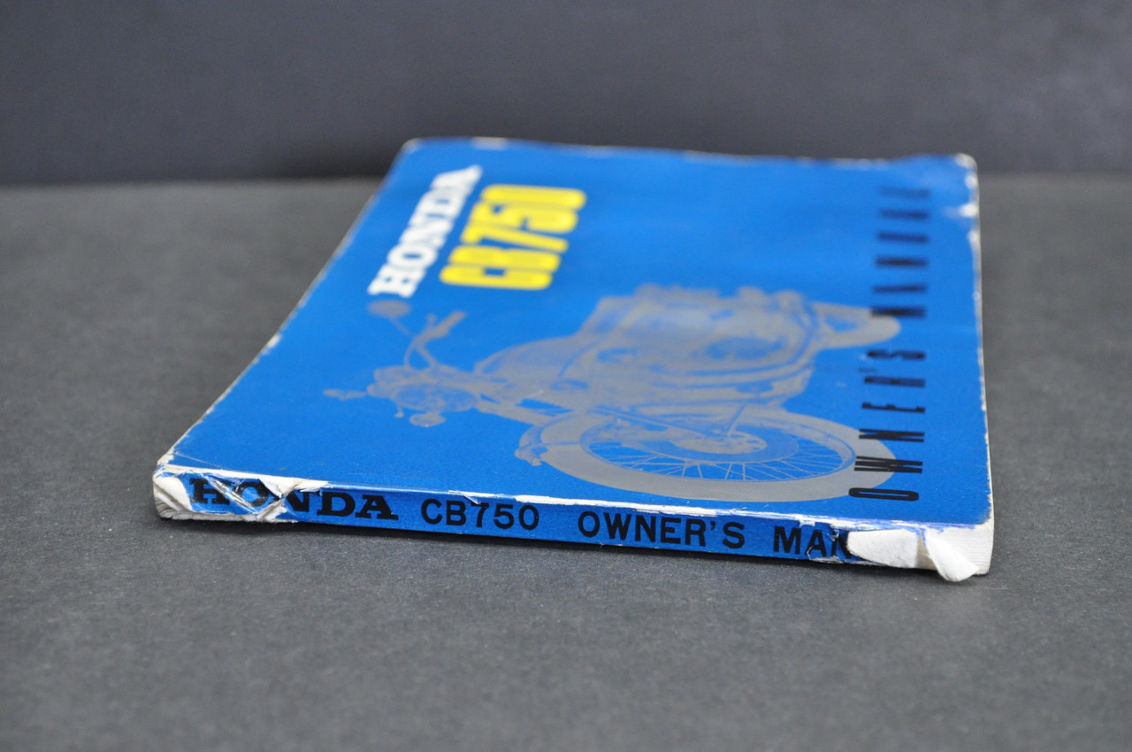 Vintage 1970-1971 Honda CB750 K1 Motorcycle Owners Manual OEM