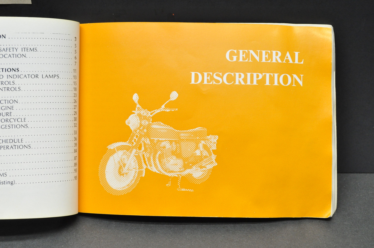 Vintage 1970-1971 Honda CB750 K1 Motorcycle Owners Manual OEM