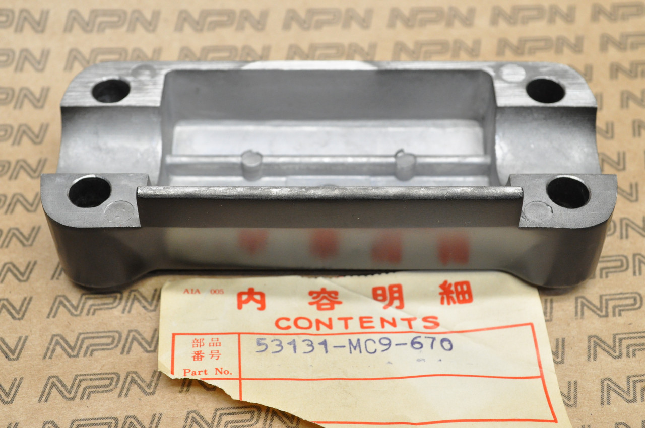 NOS Honda 1982-86 CB450 SC Nighthawk Upper Handlebar Holder 53131-MC9-670