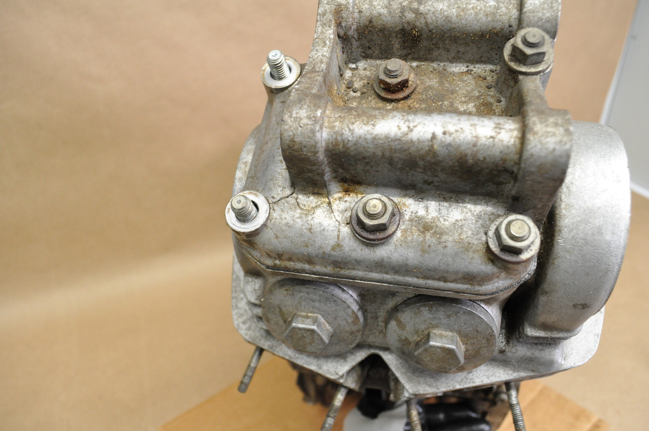 Vtg OEM Honda CL125 A Engine Motor Crank Case Cylinder Head Assy 11200-246-000