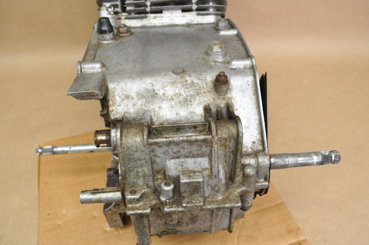 Vtg OEM Honda CL125 A Engine Motor Crank Case Cylinder Head Assy 11200-246-000