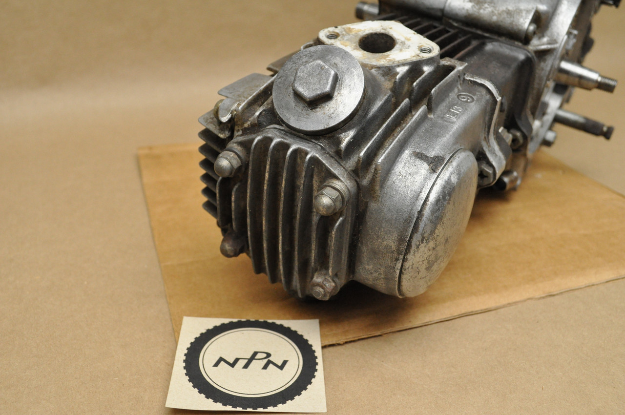 Vtg OEM Honda Z50 A K4 Engine Motor Crank Case Cylinder Head Assy 11100-045-010