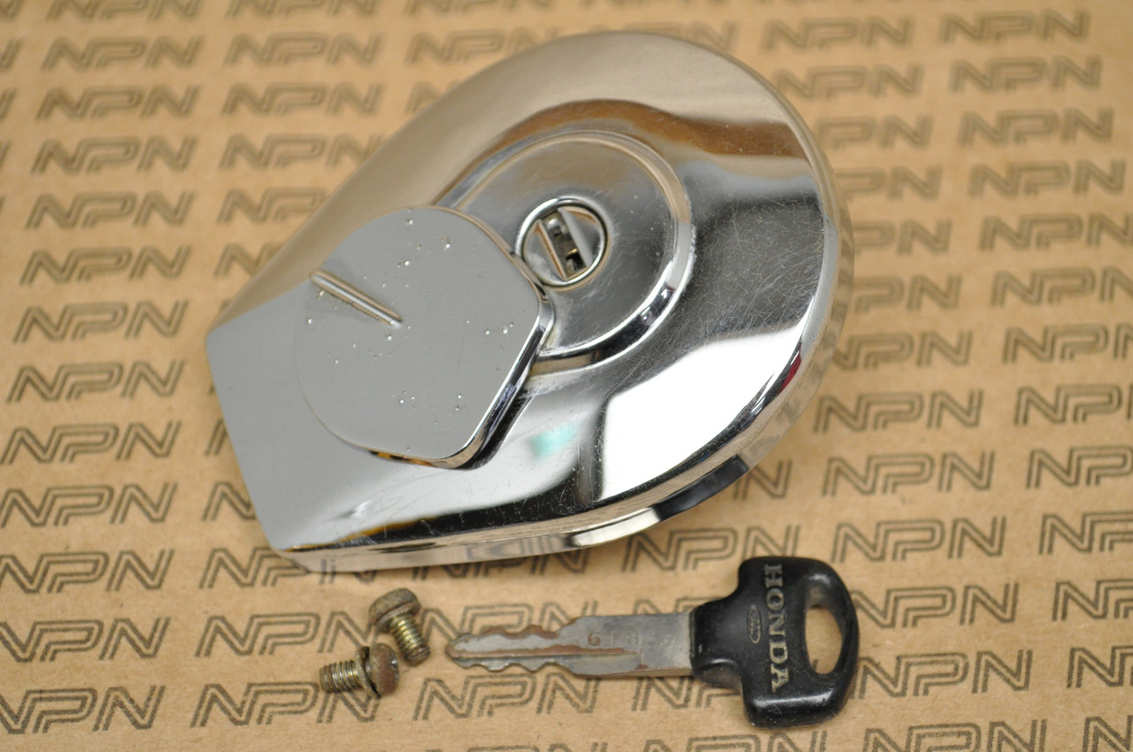 Vintage OEM Honda VF750 C VT700 C VT750 C Gas Tank Cap w/ Key 17620-MB1-003
