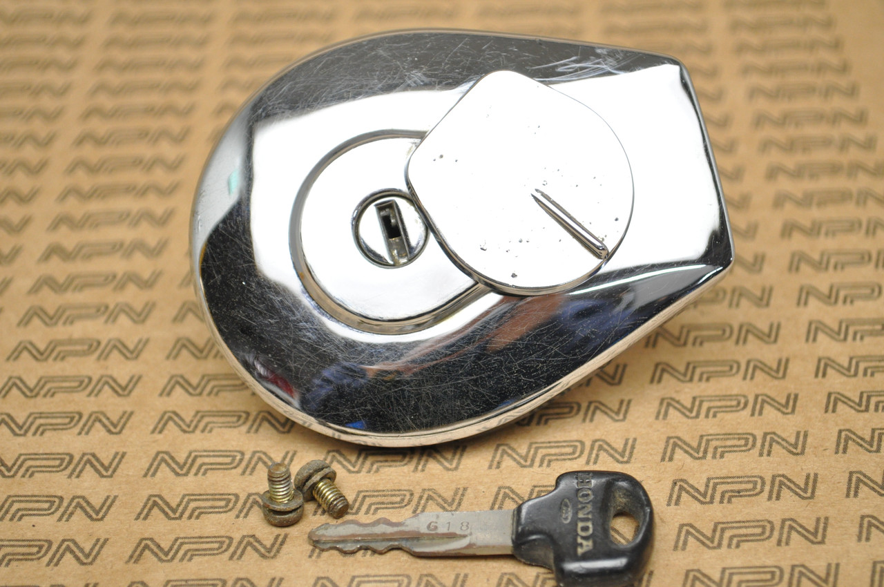 Vintage OEM Honda VF750 C VT700 C VT750 C Gas Tank Cap w/ Key 17620-MB1-003