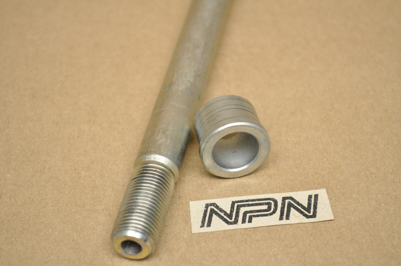 Vtg OEM Honda XR400 R XR600 R XR650 L Front Wheel Axle & Collar 44301-KAE-870