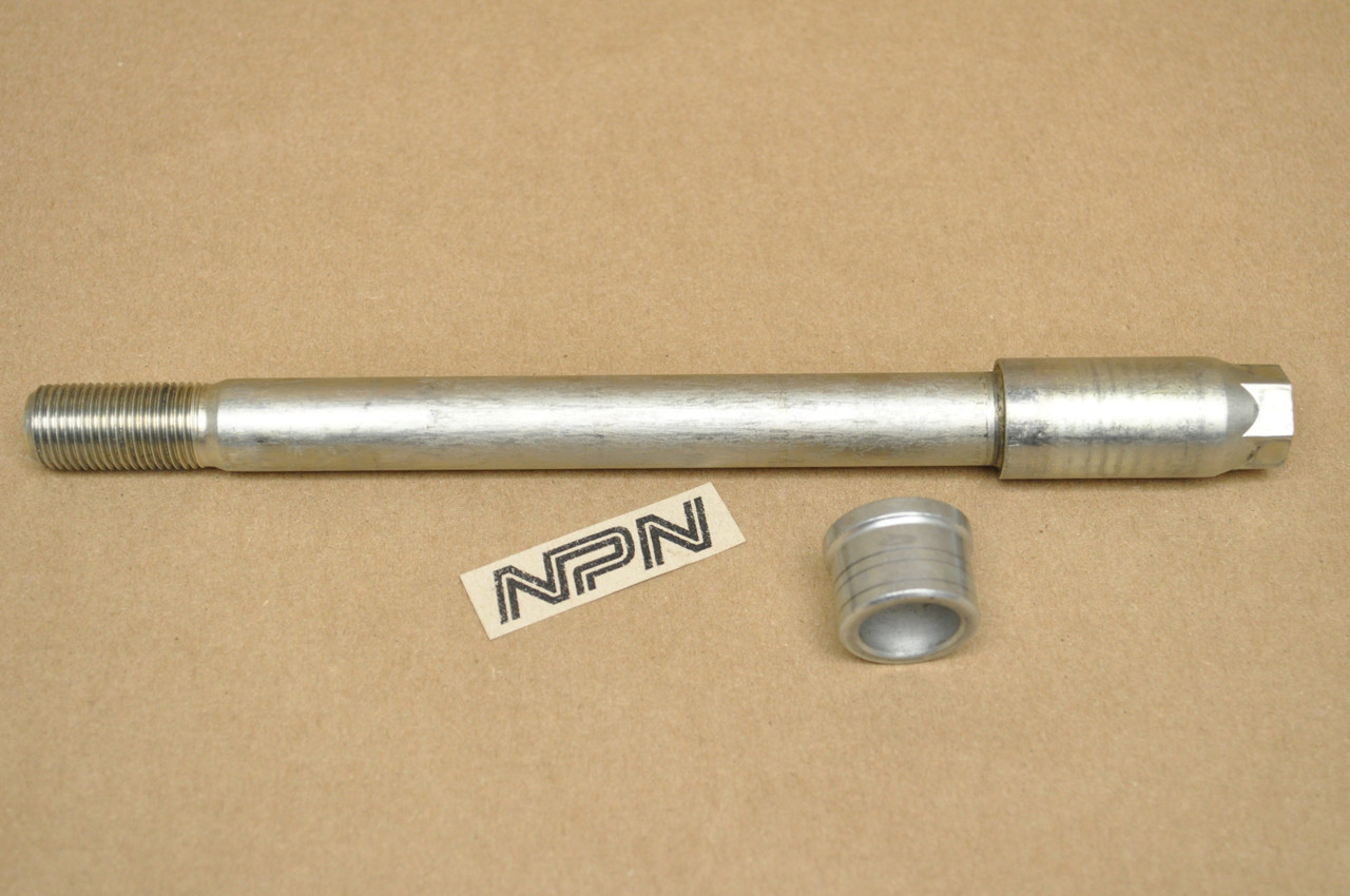 Vtg OEM Honda XR400 R XR600 R XR650 L Front Wheel Axle & Collar 44301-KAE-870