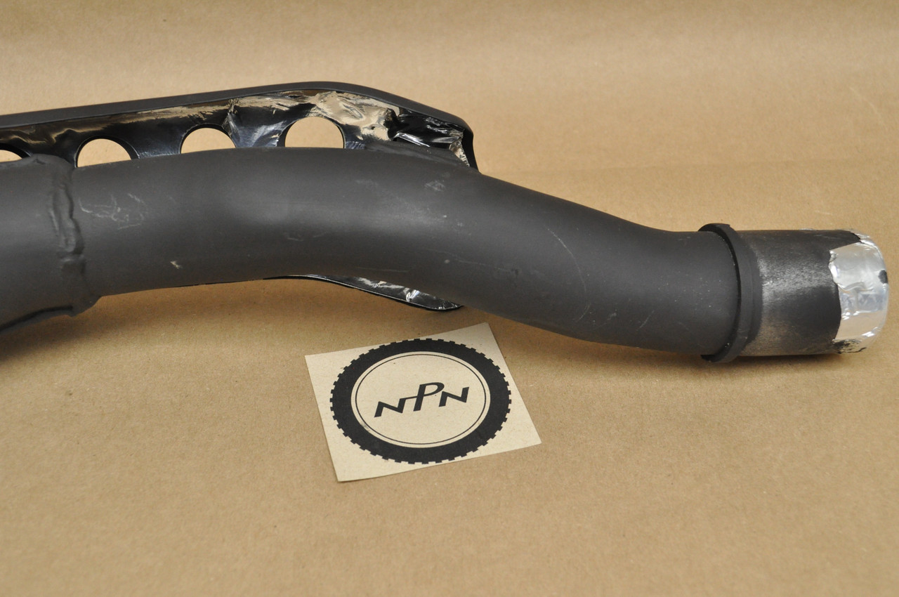 Vtg OEM Honda XR650 L Muffler Exhaust Header Pipe w/ Heat Shield 18320-MY6-670