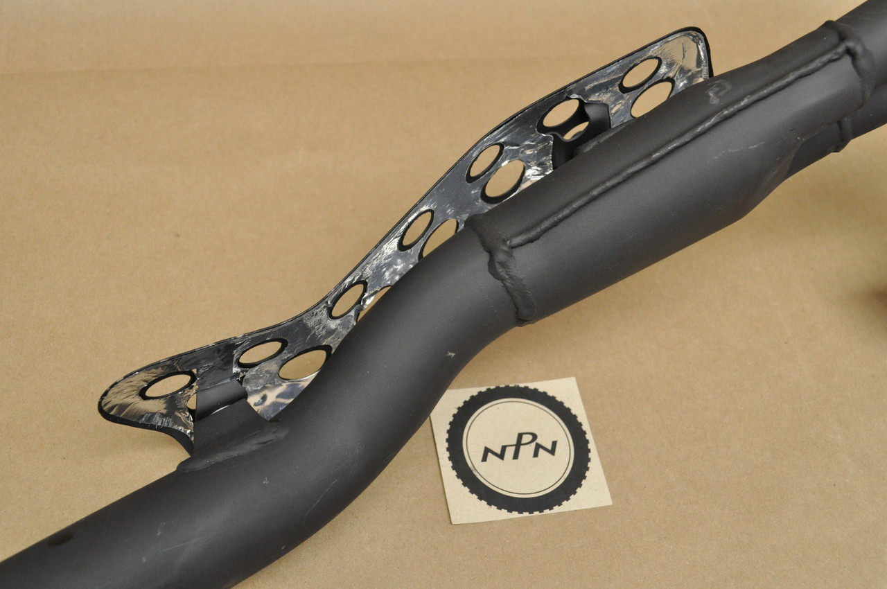 Vtg OEM Honda XR650 L Muffler Exhaust Header Pipe w/ Heat Shield 18320-MY6-670