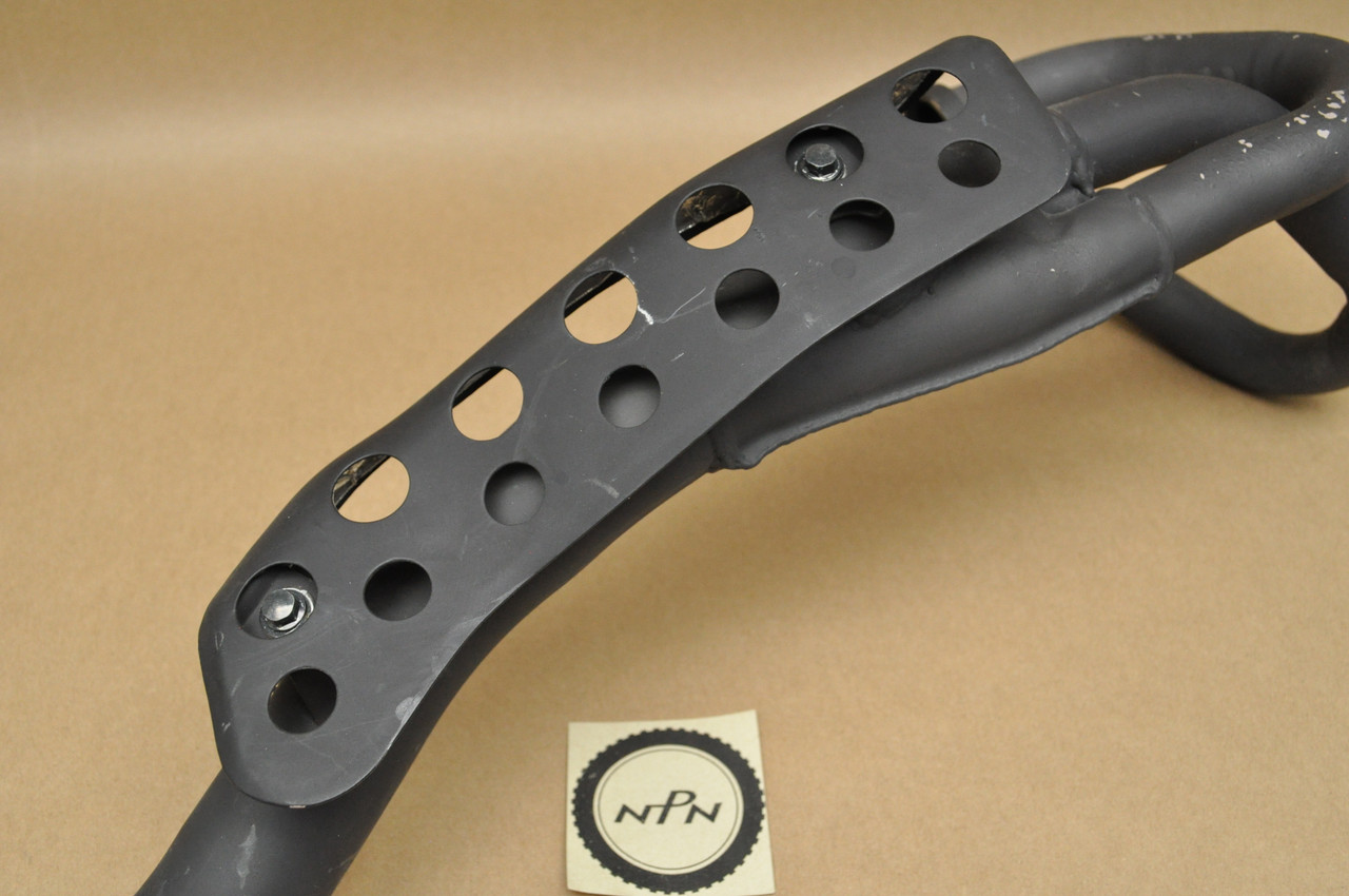 Vtg OEM Honda XR650 L Muffler Exhaust Header Pipe w/ Heat Shield 18320-MY6-670