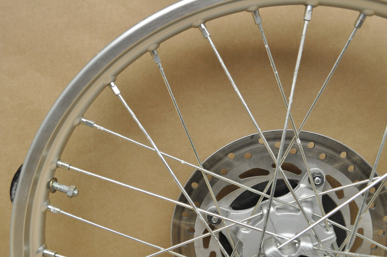 Vtg OEM Honda XR650 L Front Wheel Rim & Hub Assy w/ Brake Disk 44650-MY6-316