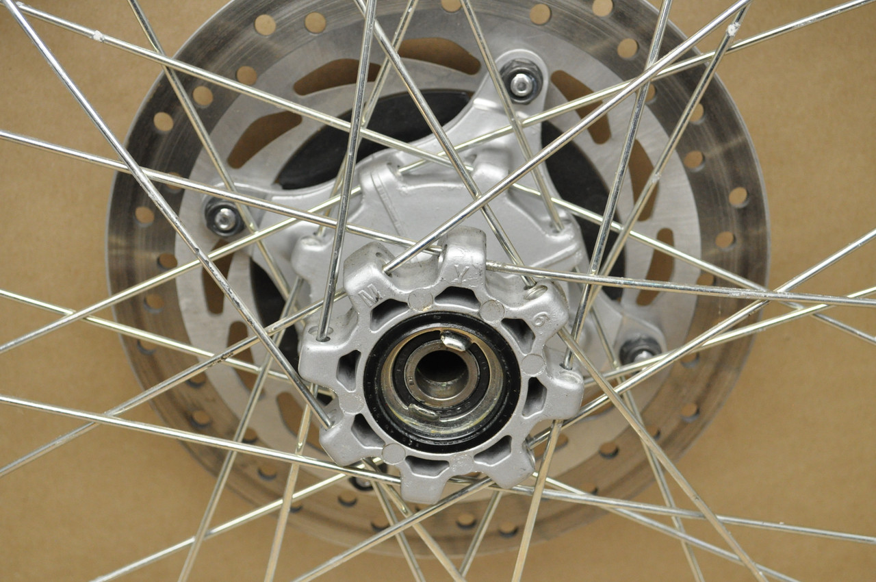 Vtg OEM Honda XR650 L Front Wheel Rim & Hub Assy w/ Brake Disk 44650-MY6-316