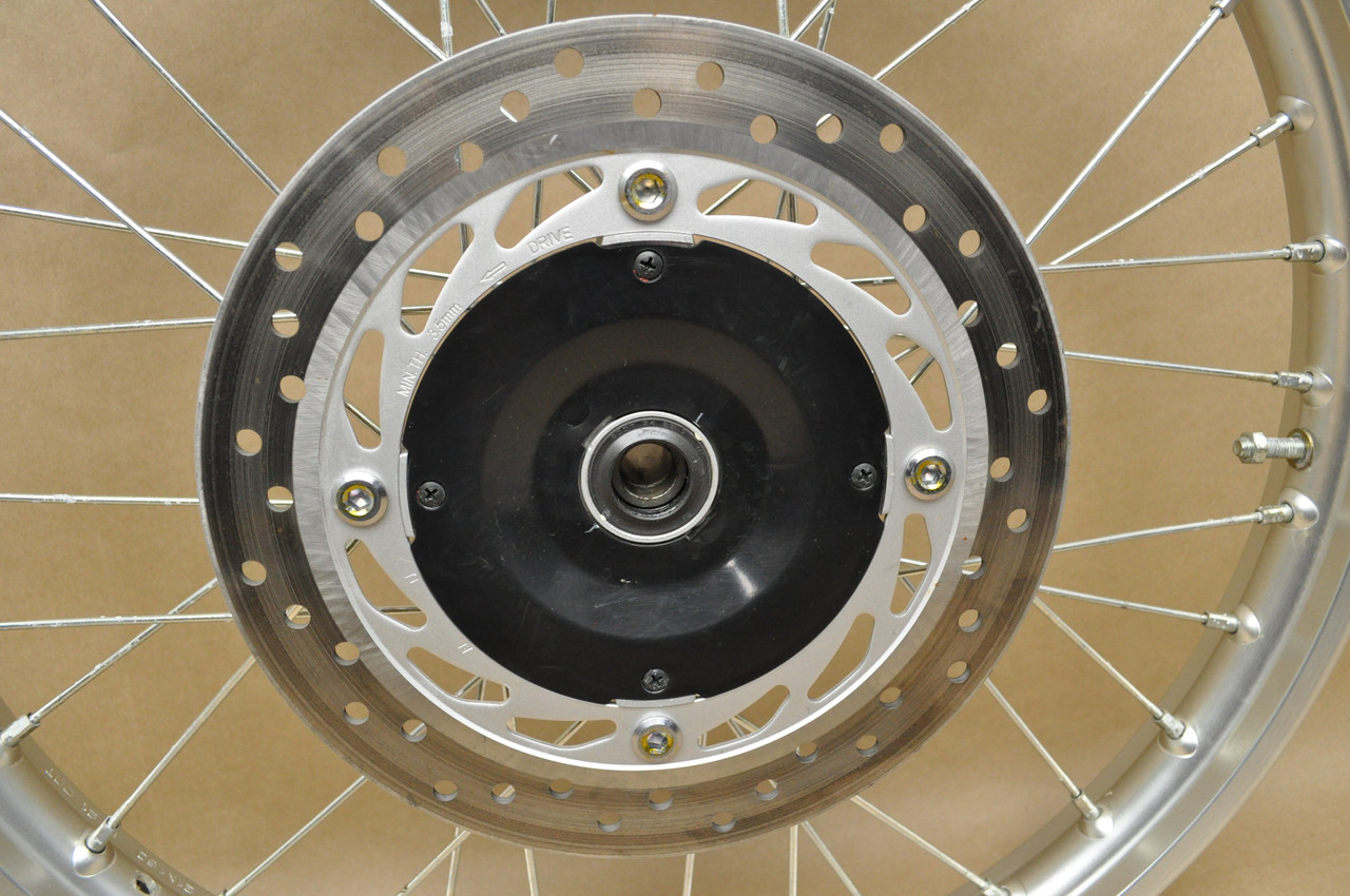 Vtg OEM Honda XR650 L Front Wheel Rim & Hub Assy w/ Brake Disk 44650-MY6-316