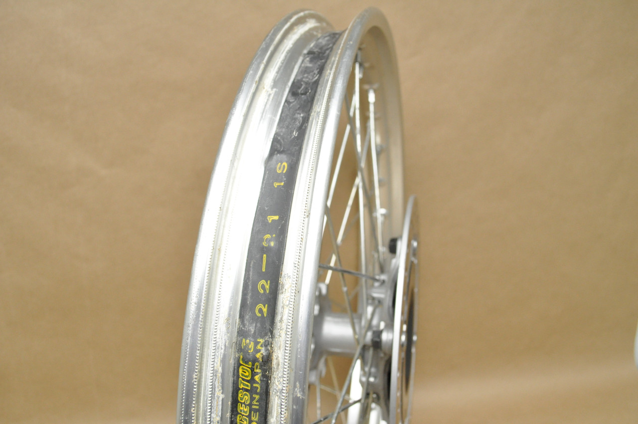 Vtg OEM Honda XR650 L Front Wheel Rim & Hub Assy w/ Brake Disk 44650-MY6-316