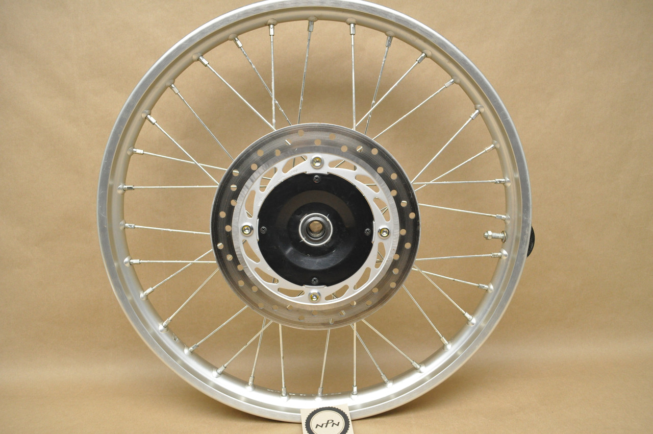 Vtg OEM Honda XR650 L Front Wheel Rim & Hub Assy w/ Brake Disk 44650-MY6-316