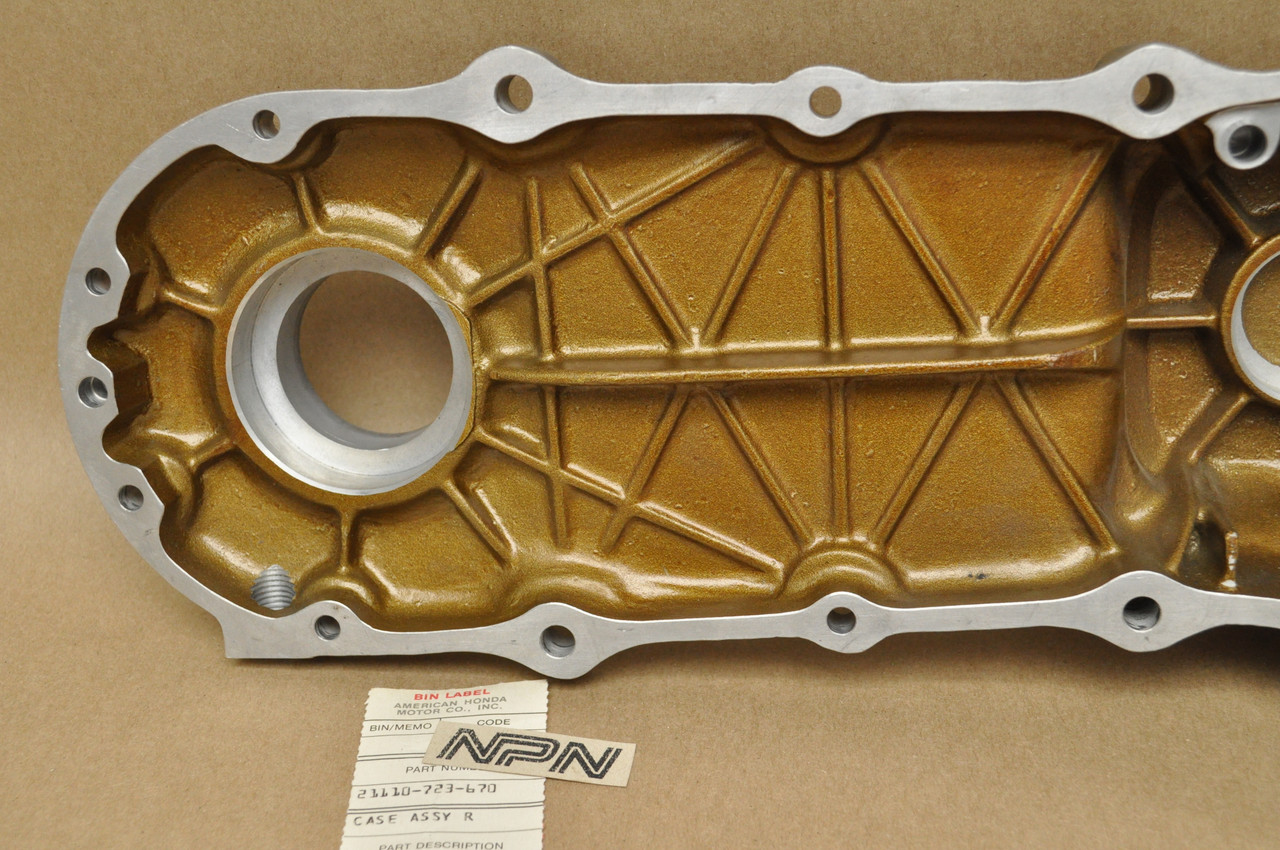 NOS Honda F400 K1 F500 Roto Tiller Right Transmission Case Cover 21110-723-670