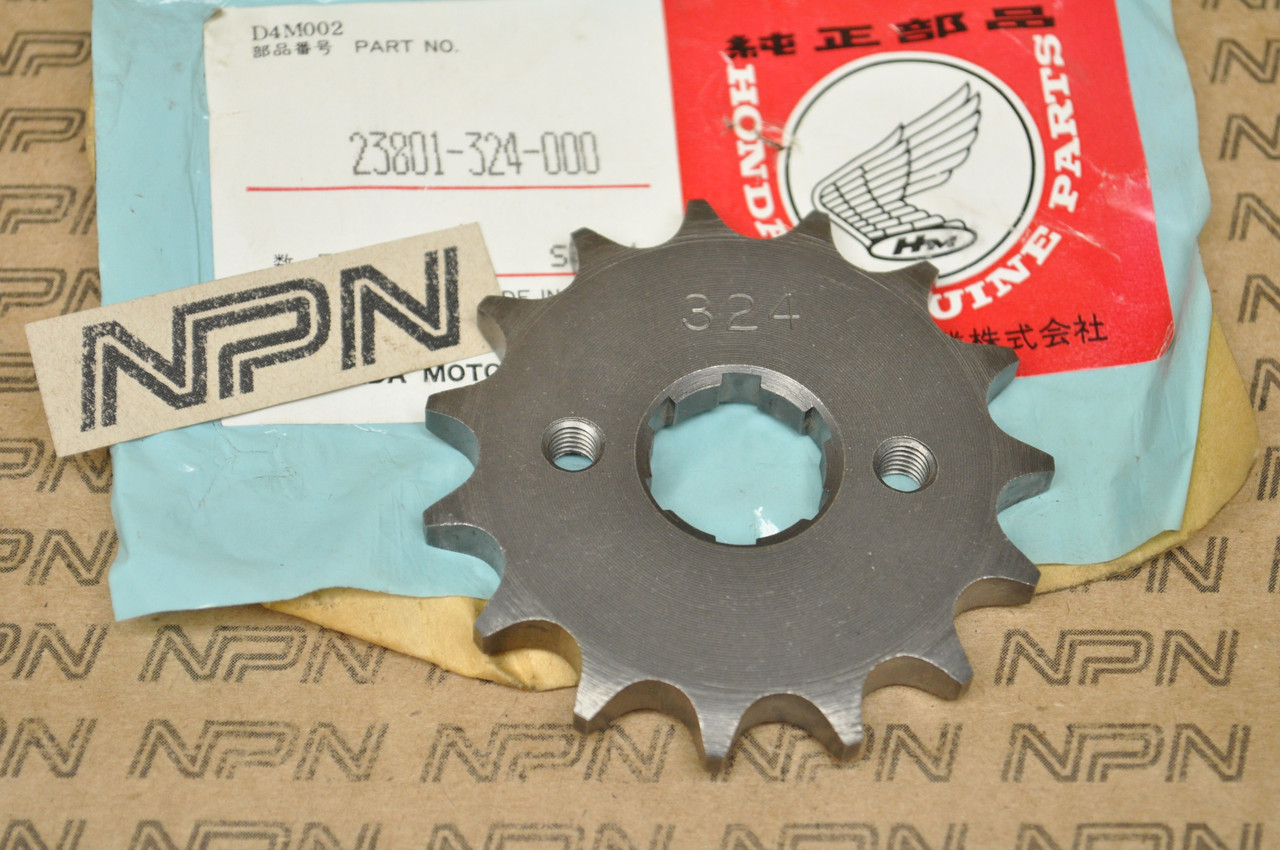 NOS Honda CA95 CB92 CL125 CM200 SL125 TL125 XL125 Sprocket 15T 23801-324-000