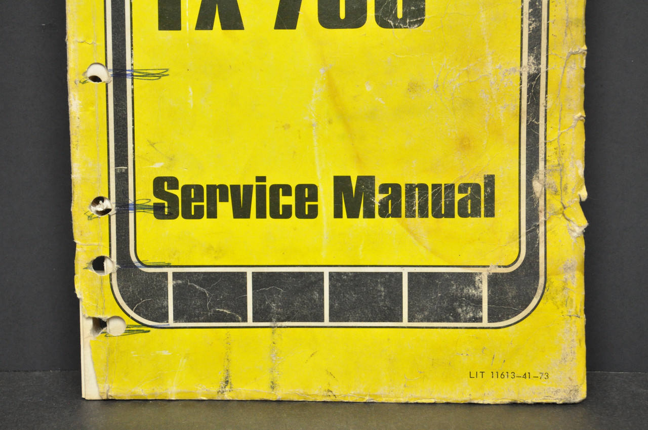 Vintage 1973 Yamaha TX750 Shop Service Manual Repair Maintenance