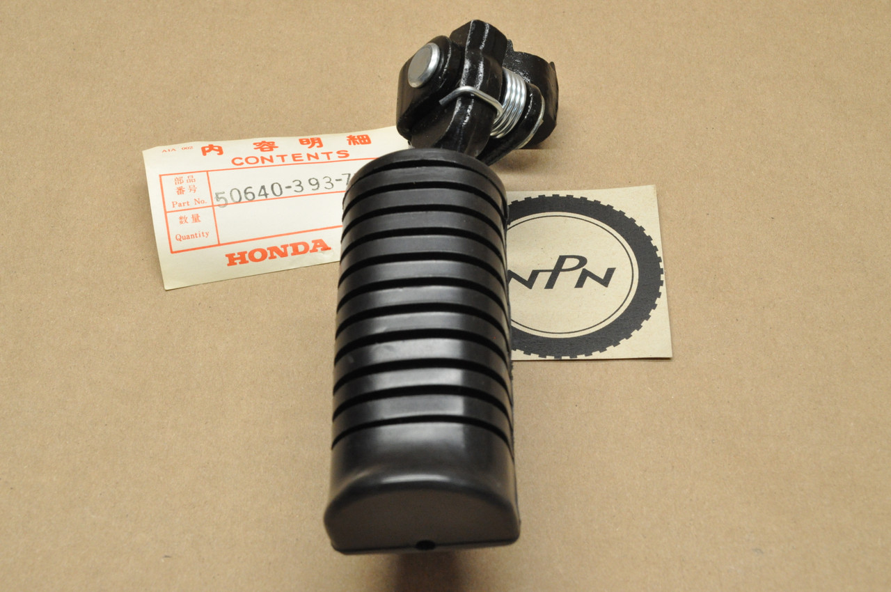 NOS Honda 1977-78 CB750 A Left Side Foot Peg Rest Step Assembly 50640-393-770 ZA