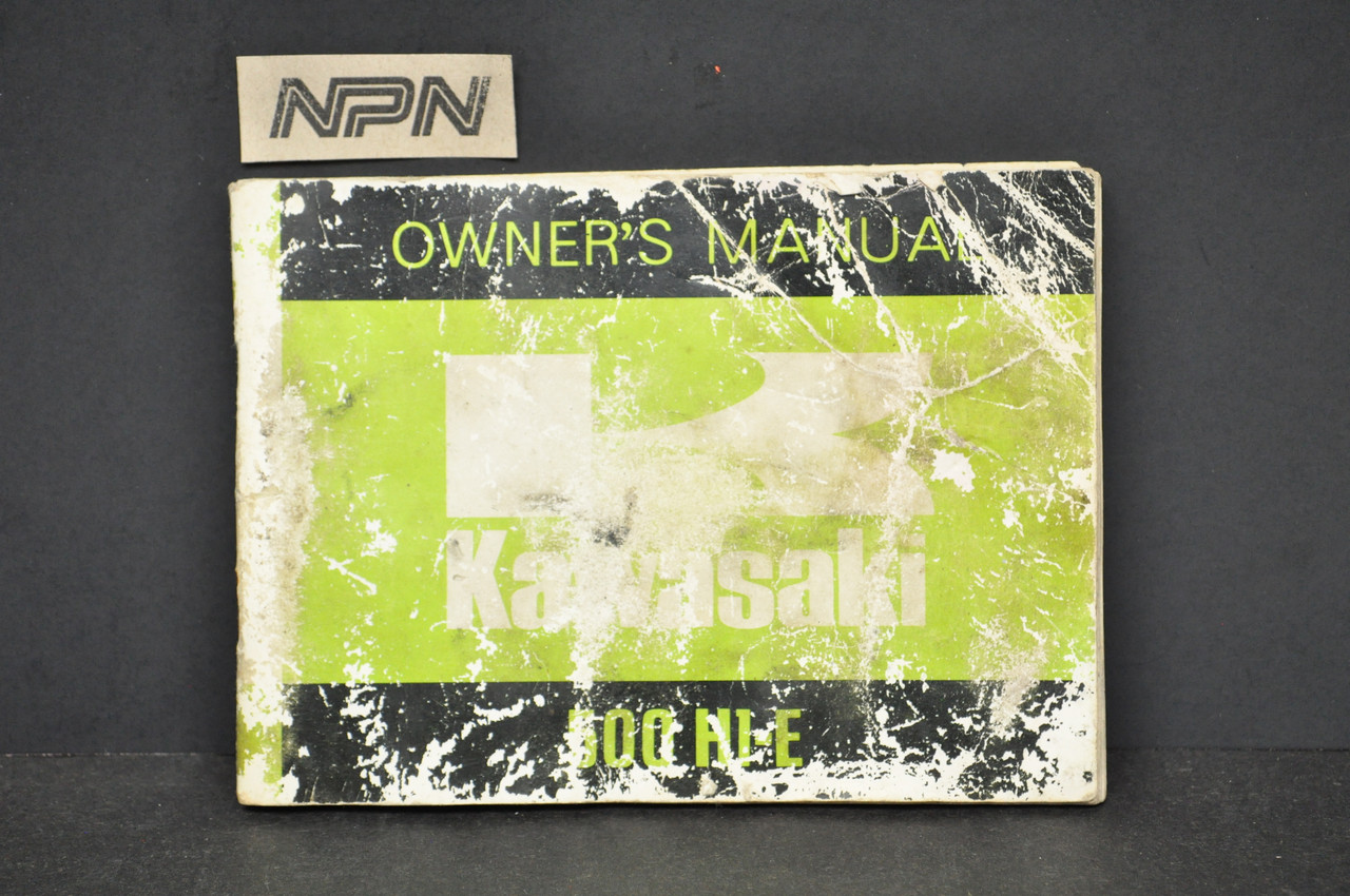 Vintage 1973 Kawasaki 500 H1 E Owners Manual 99997-811