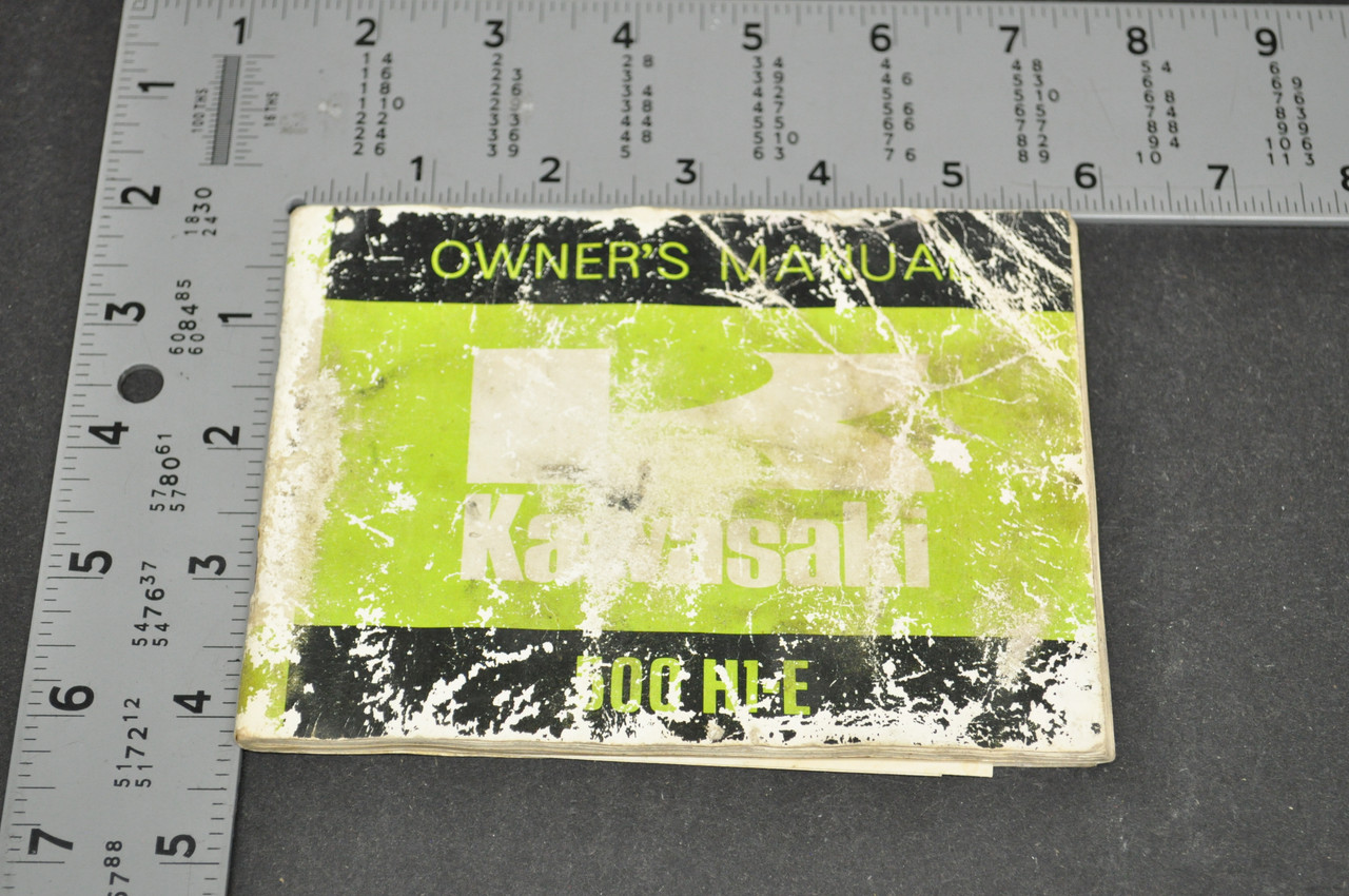 Vintage 1973 Kawasaki 500 H1 E Owners Manual 99997-811