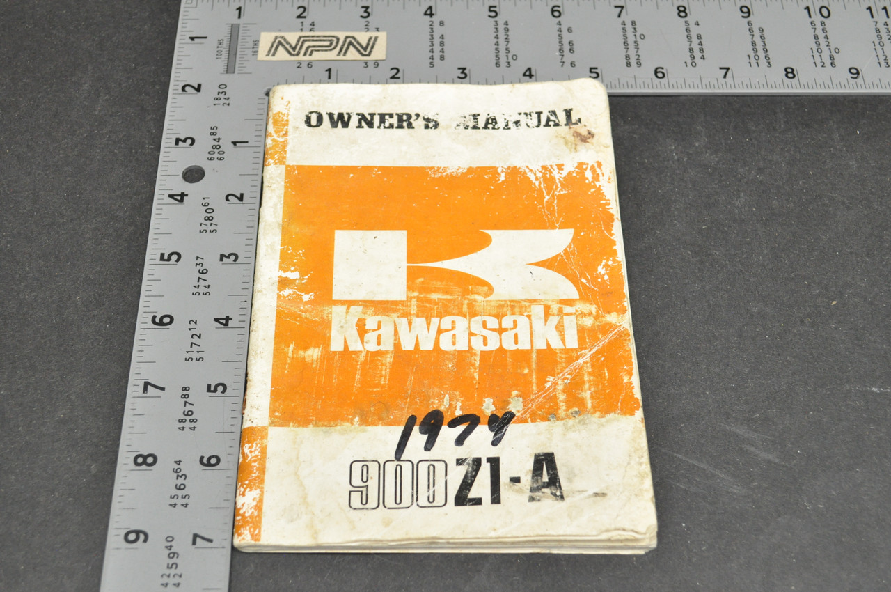 Vintage 1974 Kawasaki 900 Z1 A Owners Manual 99997-808