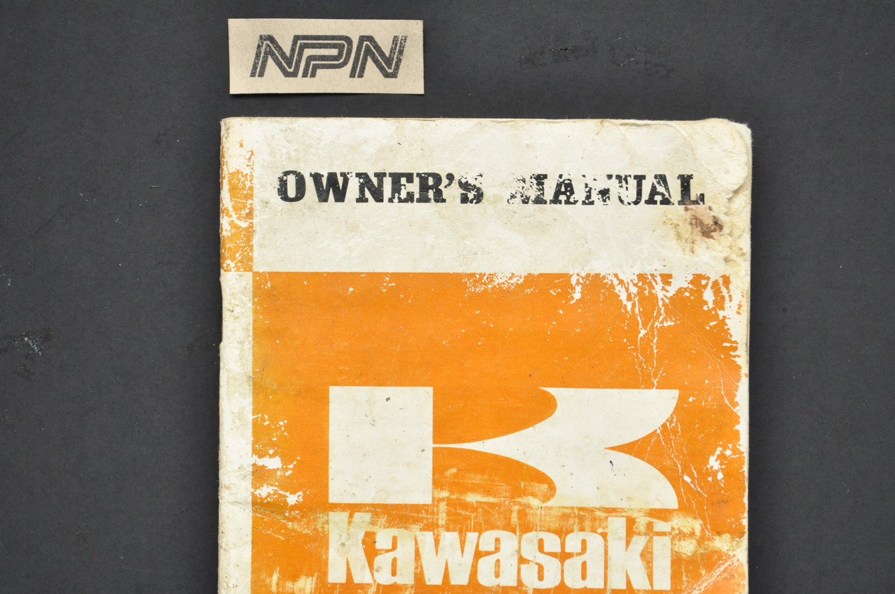 Vintage 1974 Kawasaki 900 Z1 A Owners Manual 99997-808