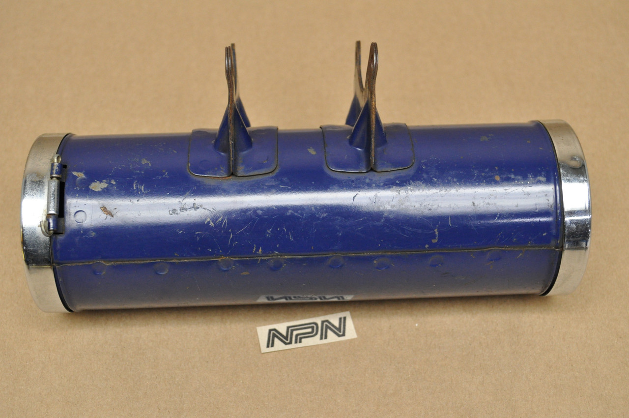 Vintage Used OEM Honda CB160 Blue Tool Box Holder w/ Lid 83500-216-000 Z