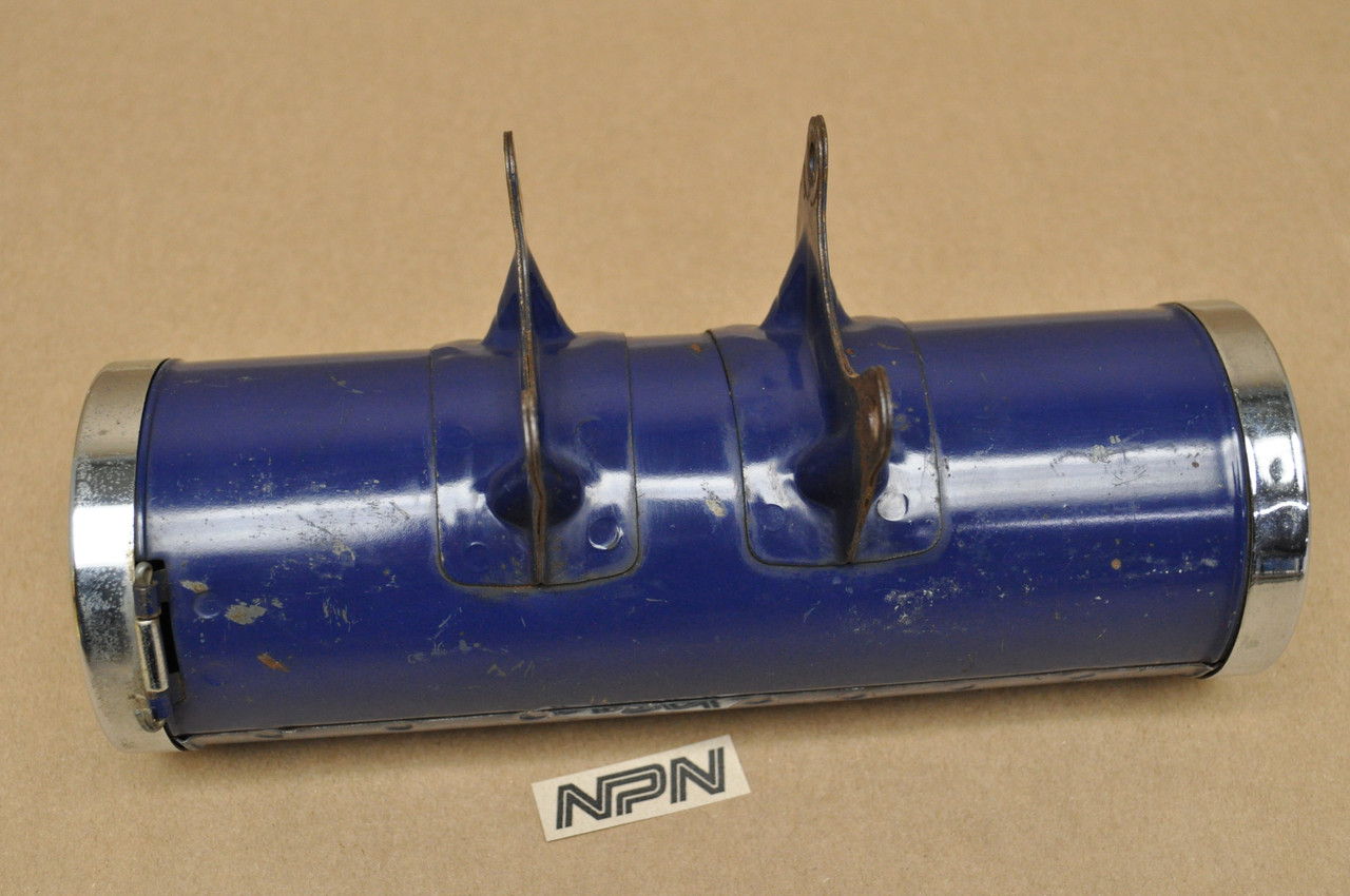 Vintage Used OEM Honda CB160 Blue Tool Box Holder w/ Lid 83500-216-000 Z