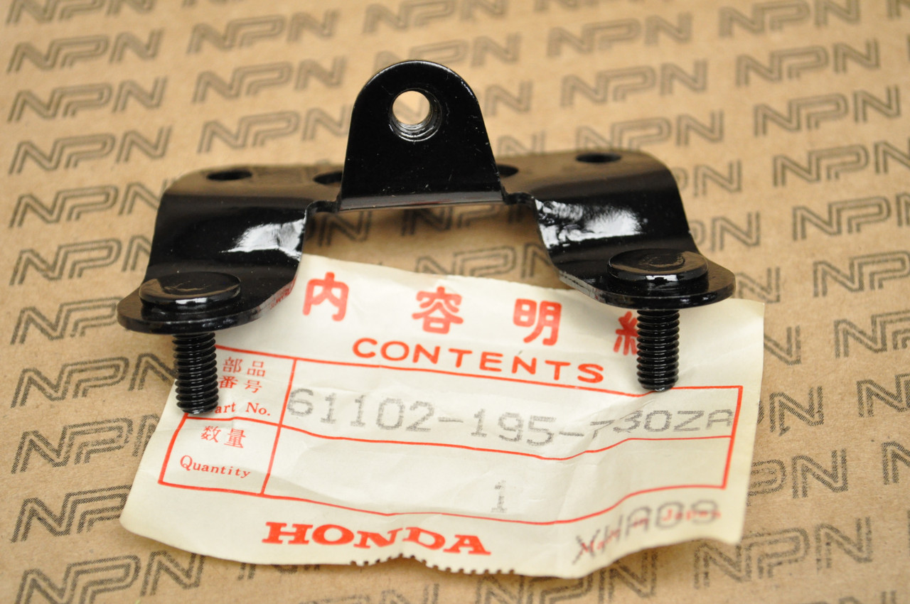 NOS Honda 1983-85 XL80 S 1983-84 XR80 Front Fender Stay Bracket 61102-195-730 ZA