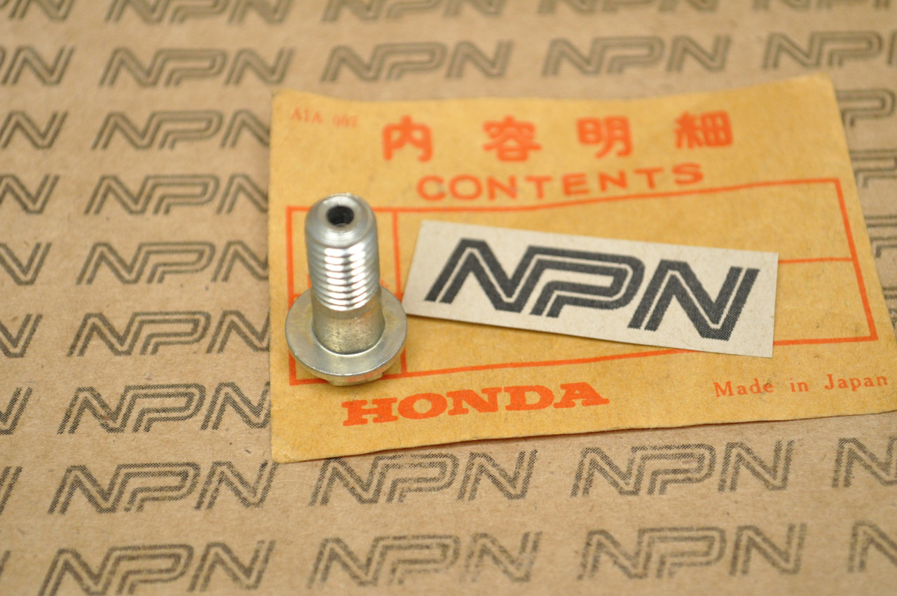 NOS Honda C100 C102 C105 C110 C200 CT200 S65 Oil Joint Bolt 90015-001-000