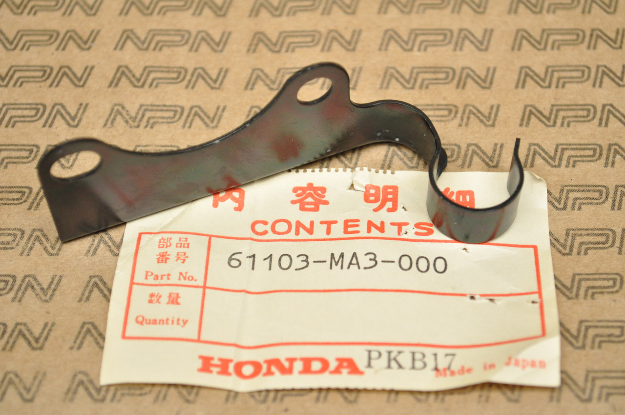 NOS Honda 1982 CB650 CB750 K Front Fender Water Guide Bracket 61103-MA3-000