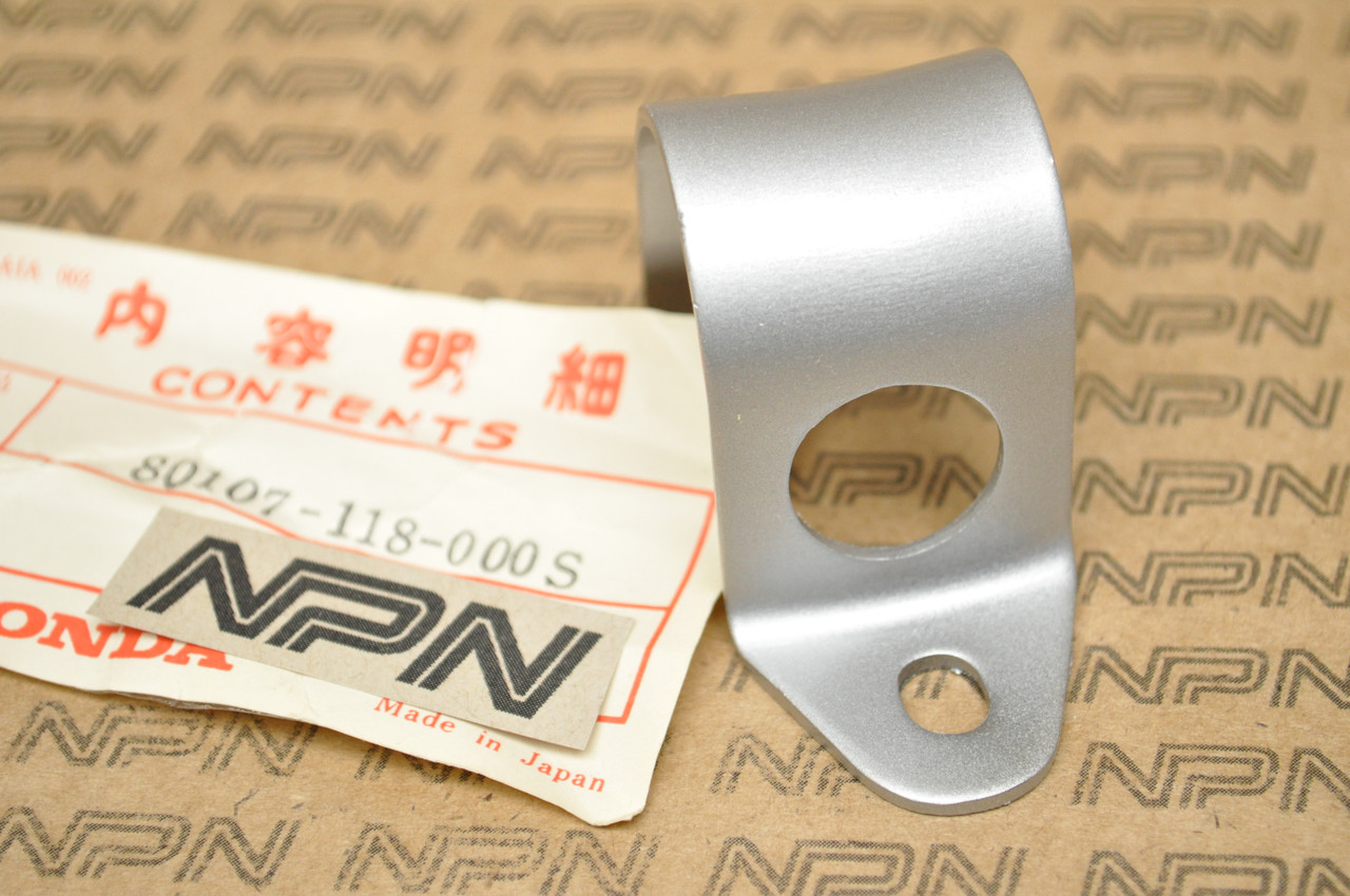 NOS Honda SL70 Rear Fender Dark Silver Mount Stay Bracket 80107-118-000 S