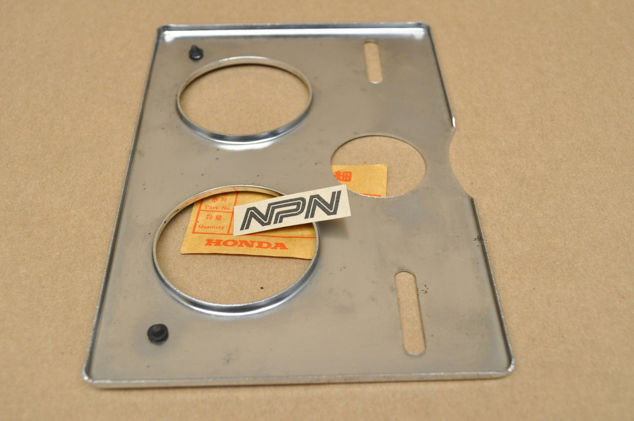NOS Honda SL350 K1 License Plate Bracket Number Plate  84702-312-670