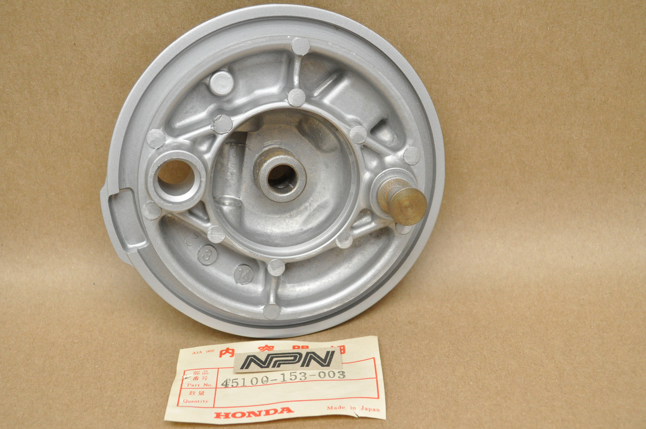 NOS Honda 1977 XR75 Front Brake Drum Panel 45100-153-003