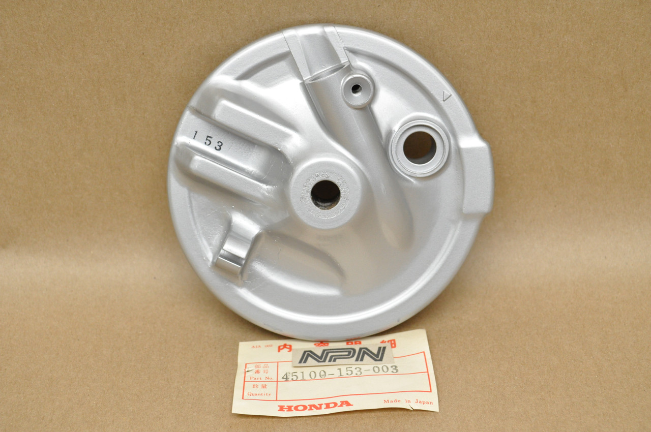 NOS Honda 1977 XR75 Front Brake Drum Panel 45100-153-003