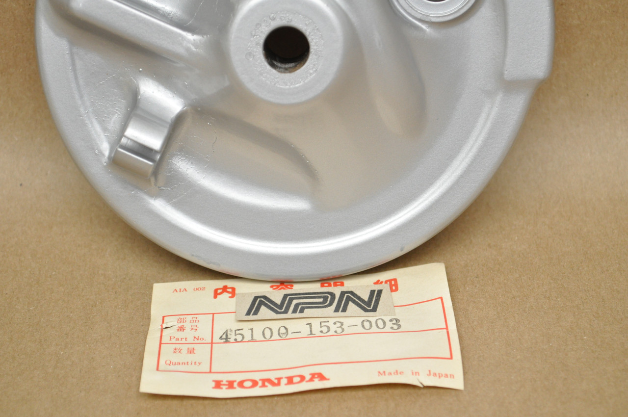 NOS Honda 1977 XR75 Front Brake Drum Panel 45100-153-003